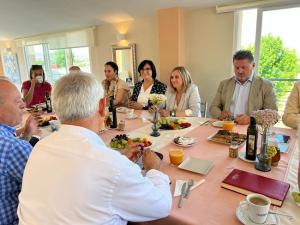 Carazo, en la reunión con organizaciones agrarias.