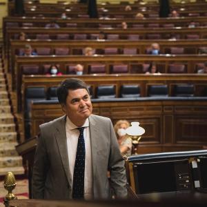 Carlos Rojas en el Congreso de los Diputados.