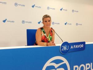 Carmen Lidia Reyes, en rueda de prensa.