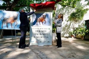 Presentación de la corrida, este miércoles, en la Huerta de San Vicente.