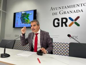 César Díaz en rueda de prensa.