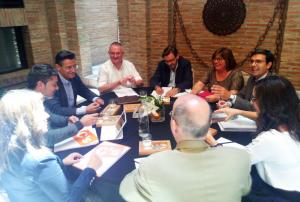 Segunda reunión entre delegaciones del PSOE y Ciudadanos.