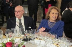 Manuel Clavero y su esposa