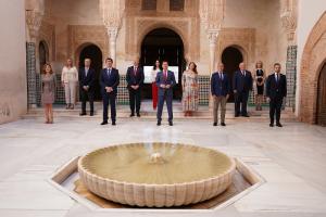 El consejo de Gobierno posa el 23 de junio de pasado, cuando se reunió en la Alhambra.