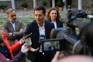 Francisco Cuenca, portavoz del PSOE, este martes. 