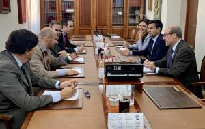 Reunión del PSOE de la capital con el Colegio de Abogados. 