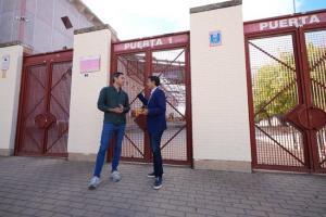 Paco Cuenca y Eduardo del Castillo, este miércoles.