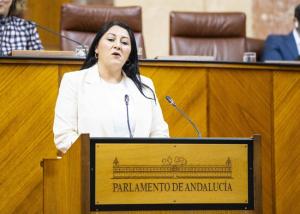 La parlamentaria de Por Andalucía Alejandra Durán, en una foto de archivo. 