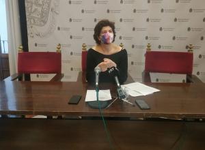 La concejala Elisa Cabrerizo, en rueda de prensa.