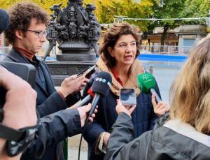 Elisa Cabrerizo, este miércoles, en Bib Rambla.