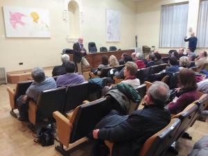 Reunión de Gregorio Cámara con los afectados. 