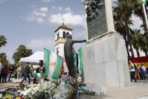 Monumento a Blas Infante en una imagen de archivo.