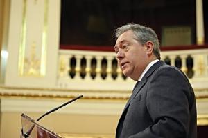 El secretario general del PSOE-A y portavoz del Grupo Socialista en el Senado, Juan Espadas. 