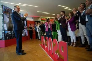 Espadas, en una imagen de la presentación del programa del PSOE el pasado miércoles.