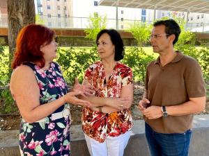 Elvira Ramón, Francisca Santaella y Paco Cuenca.