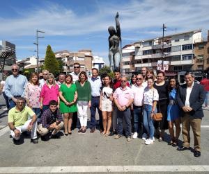 Susana Díaz, este jueves en Armilla.