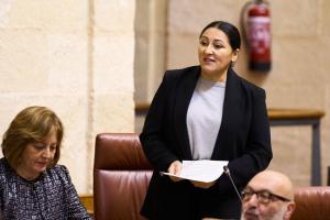 La parlamentaria Alejandra Durán, en en el Parlamento.