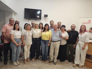 Loli Cañavate al frente de la nueva ejecutiva del PSOE de Armilla.