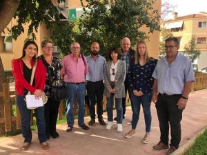 Representantes socialista en la Alpujarra con los parlamentarios del PSOE.