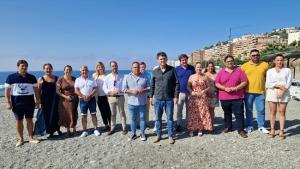 Carlos Rojas con representantes del PP.