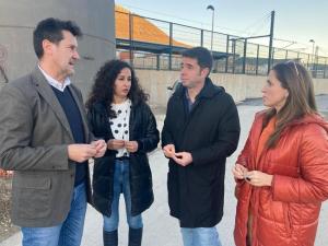 Los representantes socialistas, en Loja. 