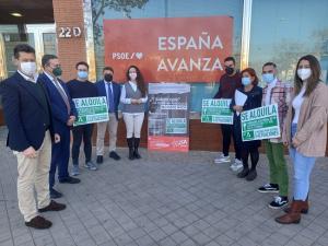 El PSOE resalta que la nueva ley facilitará el alquiler a jóvenes y personas con menos ingresos.