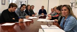 Reunión de la Comisión del Salario Social.