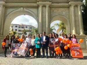 Miembros de Ciudadanos en Almuñécar. 