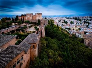 Vista de la Alhambra y el Albaicín. 
