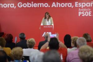 Susana Díaz, en Fuente Vaqueros.