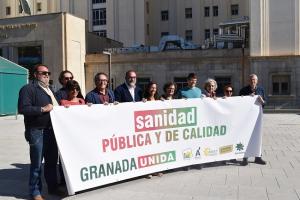 Comparecencia de los integrantes de Granada Unida. 