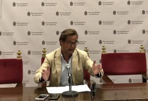 Antonio Granados en rueda de prensa.