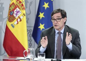 Salvador Illa, tras el Consejo de Ministros del 28 de julio.