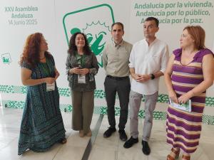 Imagen de archivo de representantes de Izquierda Unida. 