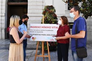 De izquierda a derecha, Mati Ramiro, Manuel Ortiz, Mari Carmen Pérez y Manuel Morales. 