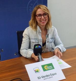 Inmaculada Omiste, en rueda de prensa.