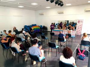 Jornada de formación LGTBIAQ+ en El Chaparral. Septiembre de 2021.