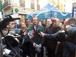 Javier Maroto, este jueves en Granada.