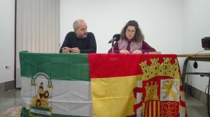 Jesús de Manuel y Manuela de Parejo, en la jornada.