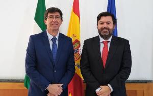 Juan Marín y Joaquín López-Sidro, en una imagen distribuida por Cs.