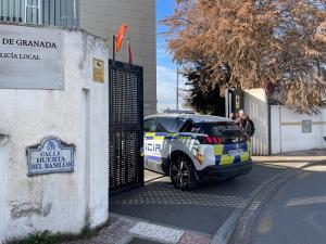 Una patrulla accede a la Huerta de Rasillo, en una imagen de archivo.