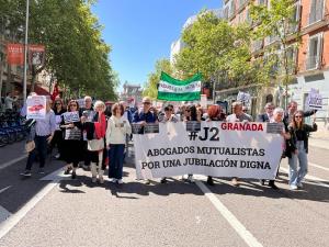 Imagen de archivo de una manifestación en Madrid. 