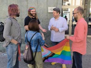 Presentación del Día contra la Homofobia en Maracena.