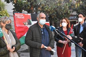 Presentación de la marcha, este martes. 