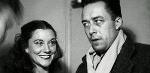María Casares, junto a Albert Camus.