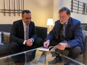 Mariano Rajoy con Francisco Rodríguez, en una imagen compartida por el presidente del PP de Granada en sus redes sociales.