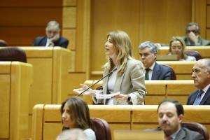 Eva Martín, en el Senado.