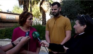 Mari Carmen Pérez, junto a Jesús Fernández, en una imagen de archivo.