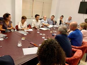 Reunión de Cuenca con representantes de la comunidad científica.