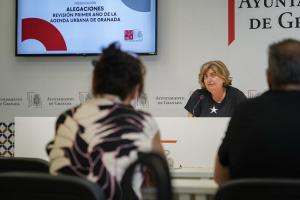Ana Muñoz, en rueda de prensa.